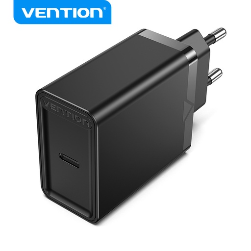 [6922794762589] Vention Caricabatterie 20W USB-C Black FADB0-EU
