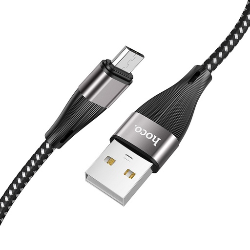[6931474741424] Hoco data cable micro USB X57 2.4A 1mt black