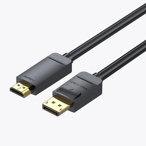 [6922794749221] Vention Data Cable HDMI Display Port to 4K 2m Black HAGBH