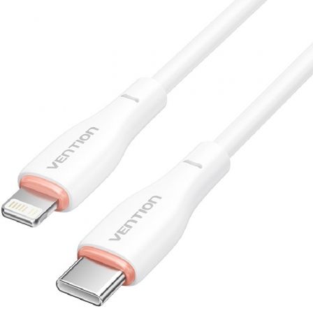 [6922794785397] Vention Data Cable Type-C To Lightning 27W 1m White H28WF