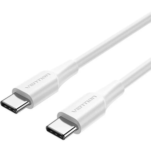 [6922794783355] Vention Data Cable Type-C to Type-C 2m 3A White TRCWH