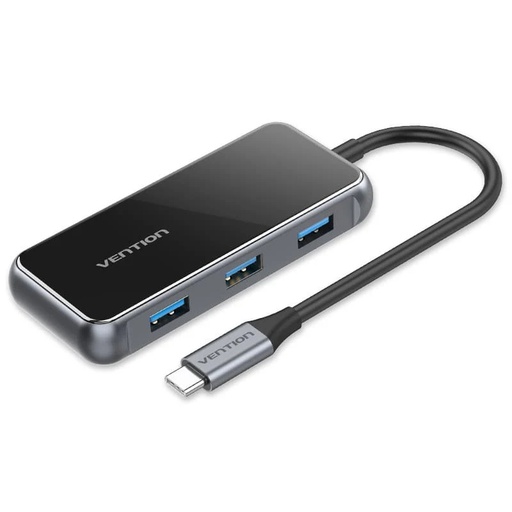 [6922794745629] Vention Hub Type-C 6 in 1 (3 USB 3.0, 1 HDMI 4K, 1 Convertitore PD) Gray TFFHB