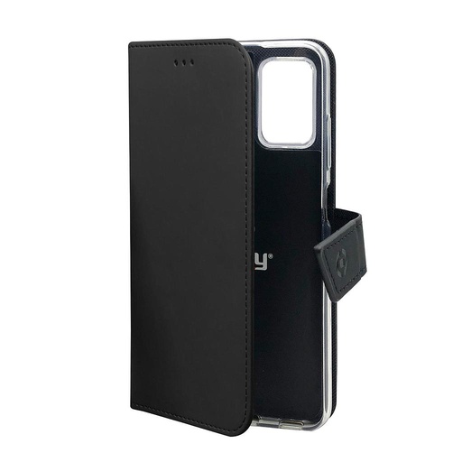 [8021735193609] Case Celly Samsung A22 4G wallet case black WALLY969