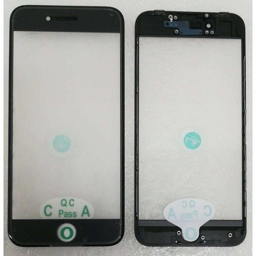 [5658] Vetro Lcd per iPhone 8 black con frame