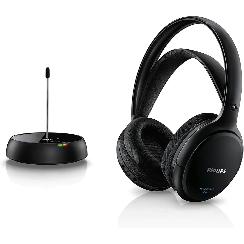 [6923410732948] Philips FM wireless rechargeable headphones black SHC5200/10