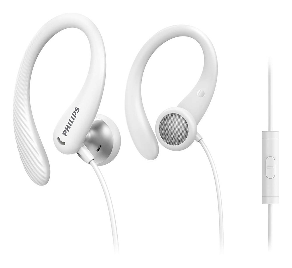 [4895229110458] Philips in-ear sport headphones with microphone white TAA1105WT/00