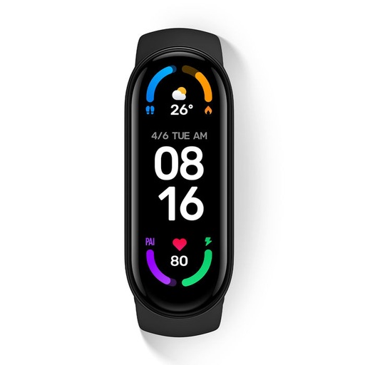 [6934177736384] Xiaomi Mi Band 6 smartwatch AMOLED BHR4951GL black