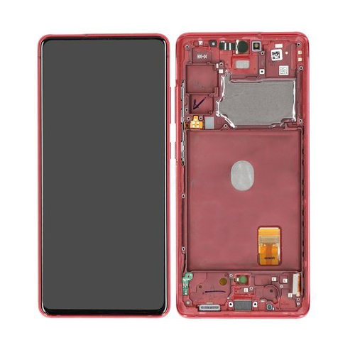 [15318] Samsung Display Lcd S20 FE 5G SM-G781F SM-G780F red GH82-24214E GH82-24215E