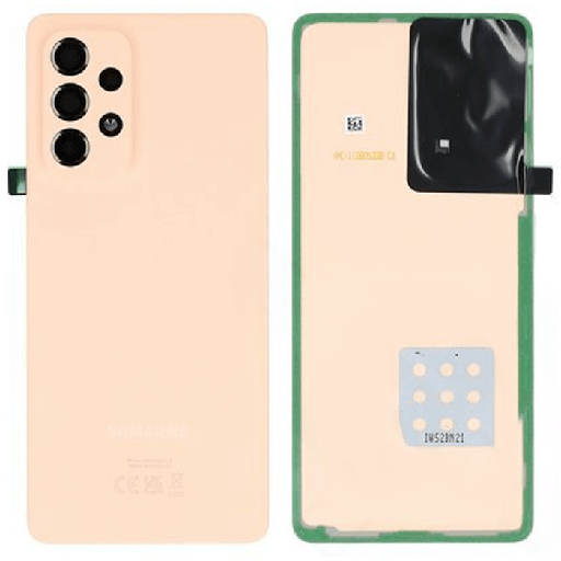 [15352] Samsung Back Cover A53 5G SM-A536B peach GH82-28017D