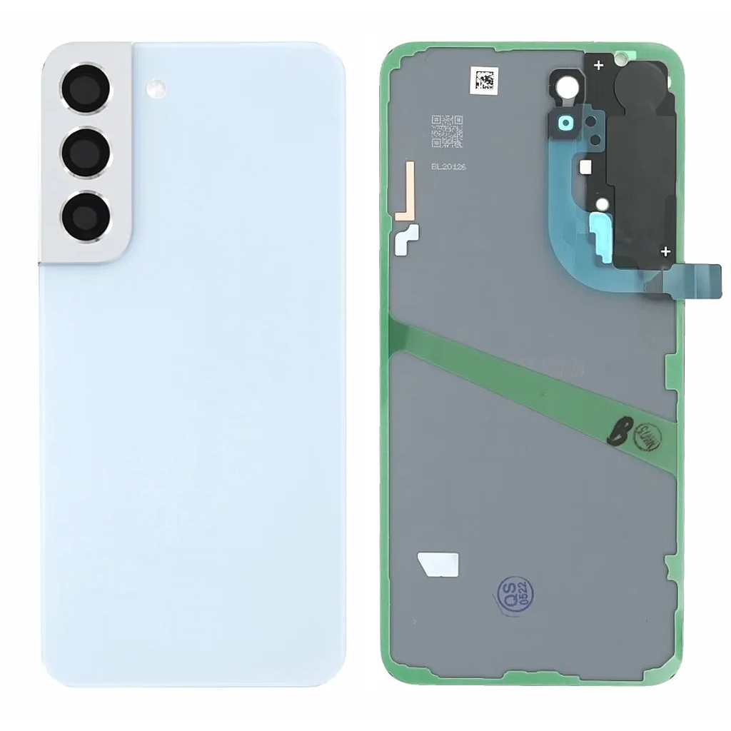 [15458] Samsung back cover S22 5G SM-S901B sky blue GH82-27434H