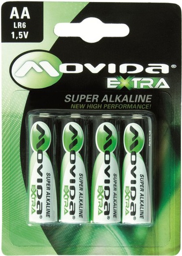 [8032758540042] Movida batteria stilo AA alcalina extra LR6