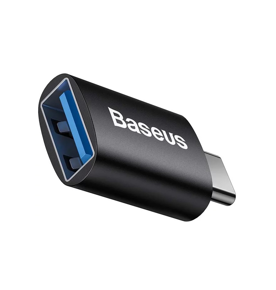 [6932172605643] Baseus Ingenuity Series Mini OTG adapter USB-C to USB 3.1 black ZJJQ000001