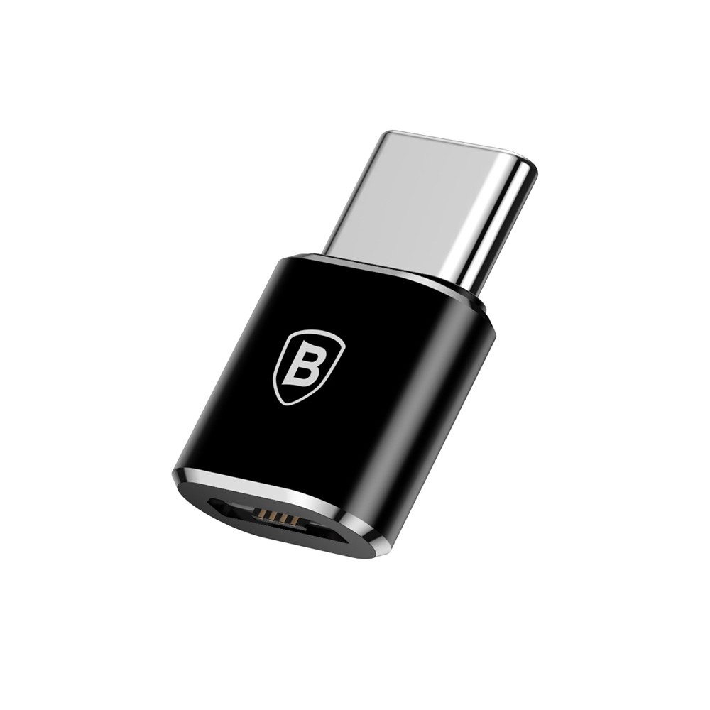[6953156263529] Baseus adapter Micro USB to USB-C Converter Mini black CAMOTG-01