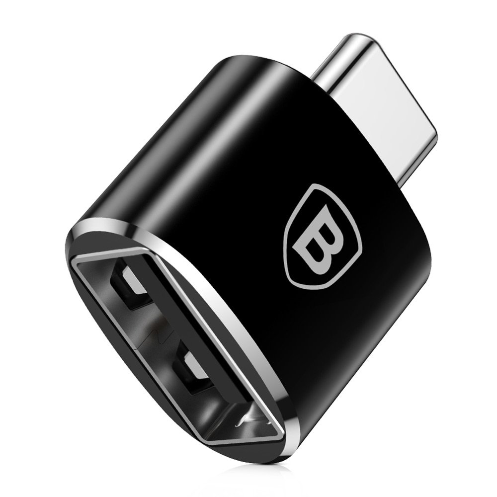 [6953156263512] Baseus adapter USB-C to USB Connector OTG black CATOTG-01