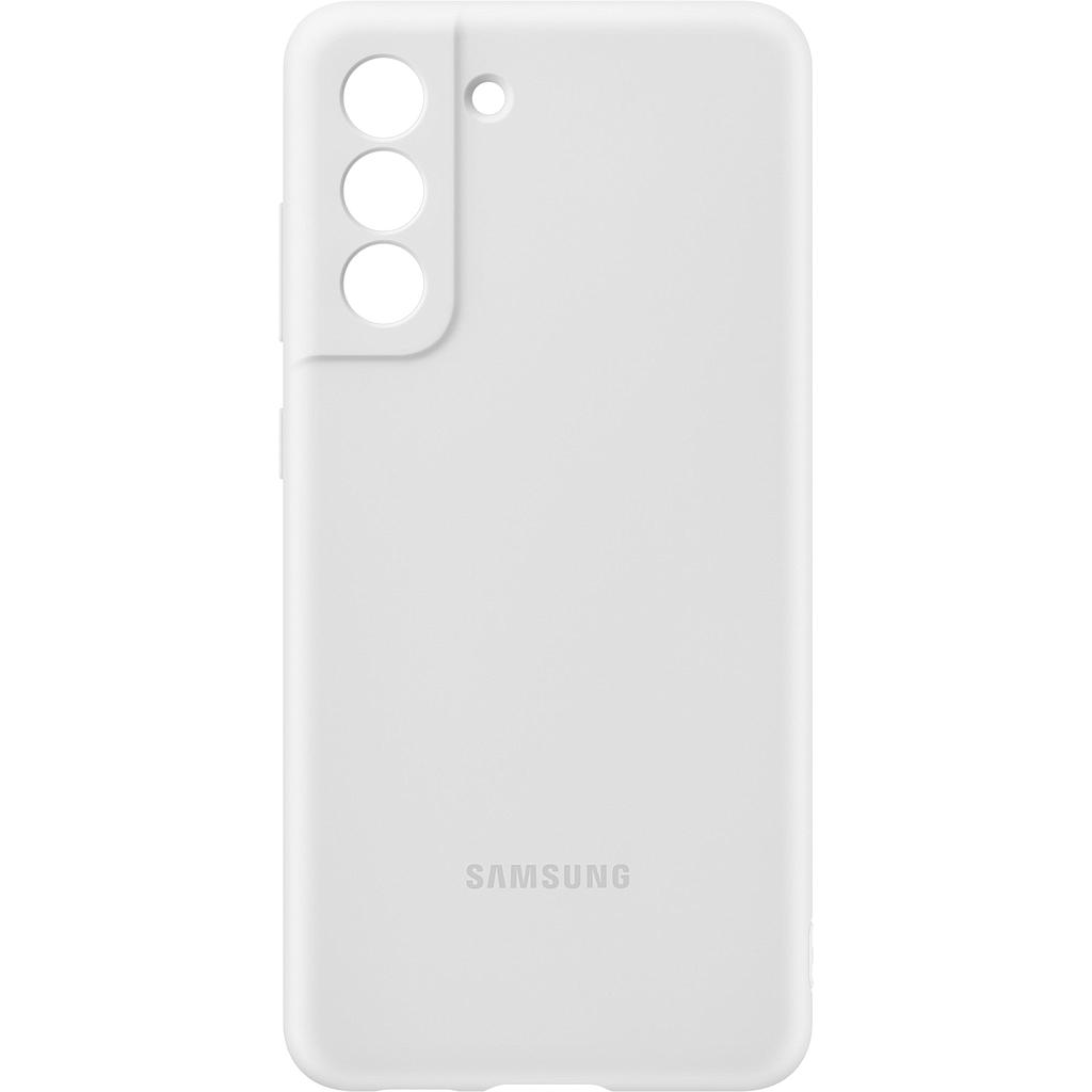 [8806092653511] Samsung case S21 FE silicon cover white EF-PG990TWEGWW