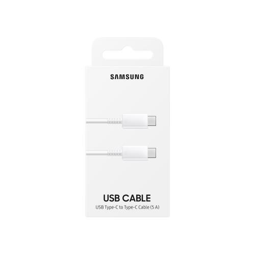 [8806090144059] Samsung data cable Type-C to Type-C 5A white EP-DN975BWEGWW