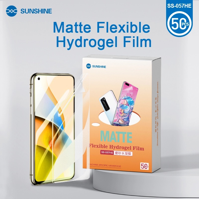 [6941590206226] Sunshine SS-057HE Frosted Matte hydrogel film set. 50 pcs