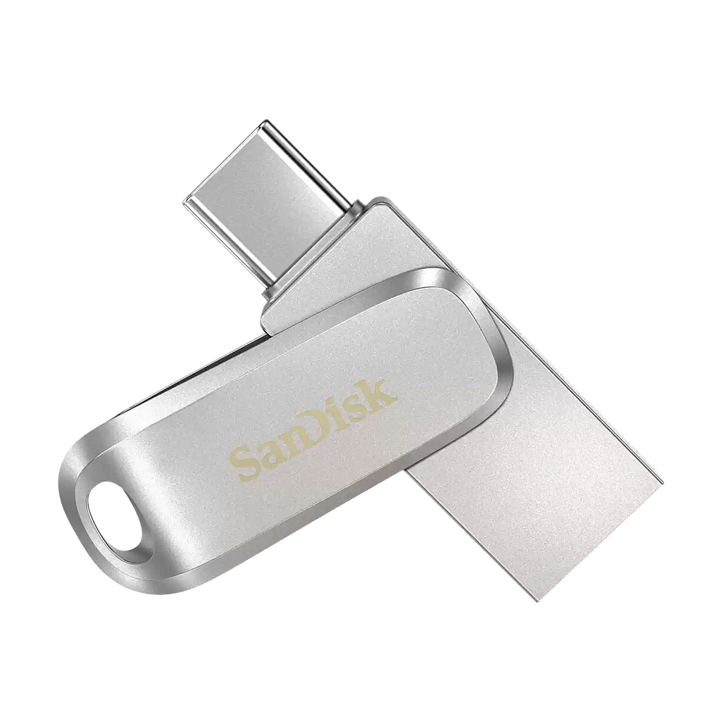 [0619659179069] SanDisk PenDrive 128Gb 3.1 Ultra Dual Drive Luxe  Type-C + USB Type-A SDDDC4-128G-G46