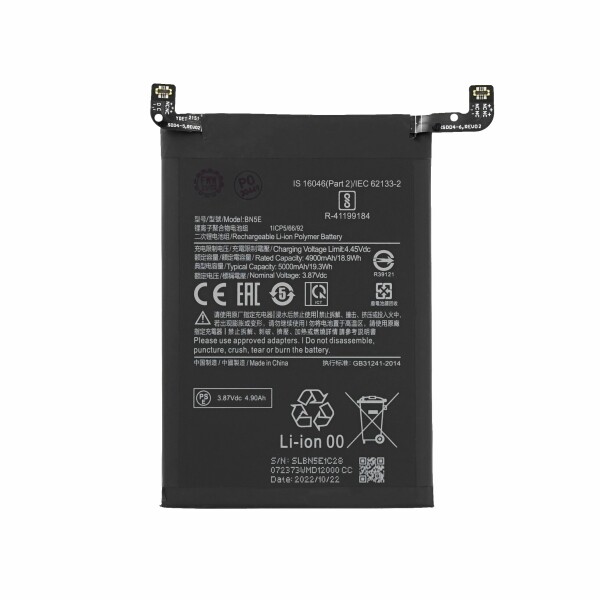 [16381] Xiaomi Battery service pack Redmi Note 11 Pro Poco X4 Pro  BN5E 46020000A2LM 46020000CQ1G
