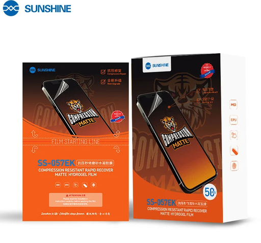 [6941590208916] Sunshine Film Hydrogel Anti-stress quick recovery matte hydrogel 50 pcs SS-057EK