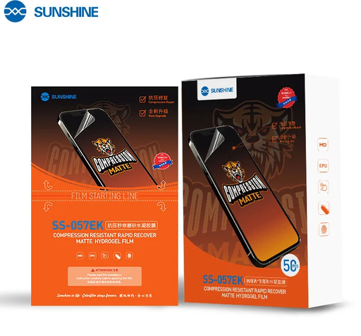 [6941590208916] Sunshine Film Hydrogel EPU Matte Anti-Stress 50 pcs SS-057EK