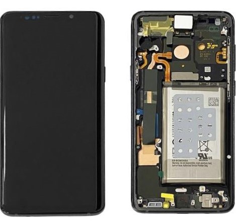 [16948] Samsung Display Lcd S9+ SM-G965F blue con batteria GH82-15977D