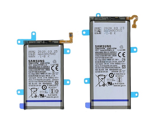 [16978] Samsung Batteria Service Pack Galaxy Z Fold 2 5G SM-F916B Main + Sub EB-BF916ABY EB-BF917ABY GH82-24137A