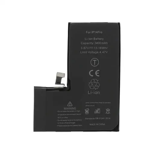 [17009-1] Apple Batteria iPhone 14 Pro Alta Capacità Chip Ti Compatibile