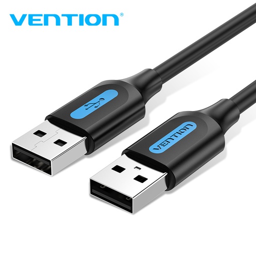 [6922794748453] Vention Data Cable USB male to male 1.5mt PVC black COJBG