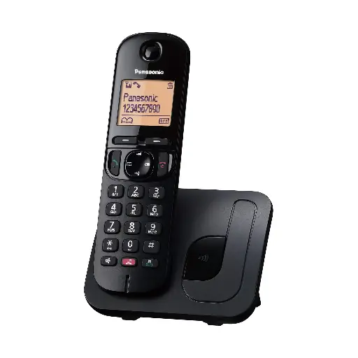 [5025232927661] Panasonic Cordless DECT Black KX-TGC250JTB