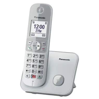 [5025232914111] Panasonic Cordless DECT-GAP Silver KX-TG6851JTS 