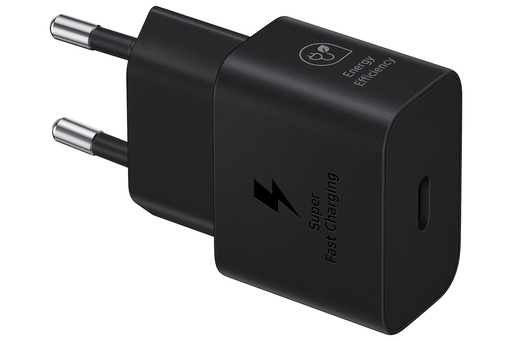 [8806094912128] Samsung Caricabatterie USB-C 25W super fast charger black EP-T2510NBEGEU