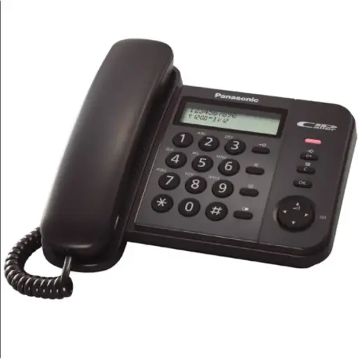 [5025232490912] Panasonic Telefono Fisso Black KX-TS560EX1B