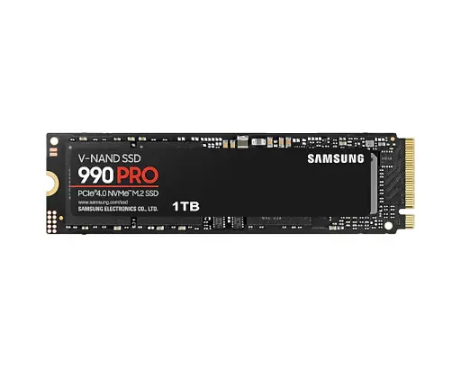 [8806094215021] Samsung SSD 1TB M.2 NVMe 990 Pro PCle 4.0 MZ-V9P1T0BW