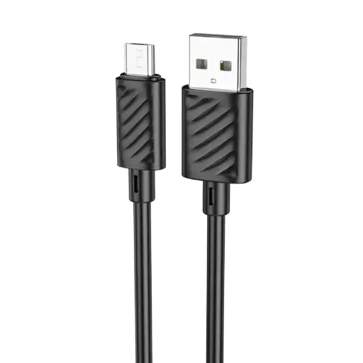 [6931474783325] Hoco Cavo Dati Micro-USB (1m) 2.4A Fast Charge Black X88M.BK
