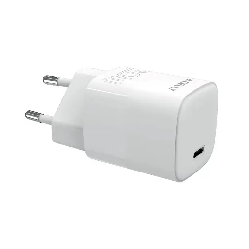 [8021735207757] Celly Caricabatterie USB-C 20W GaN Pro Power White TC1USBC20WEVOWH