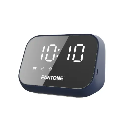 [4713213369067] Pantone Clock Smart with Speaker Wireless Blue PT-BS008N