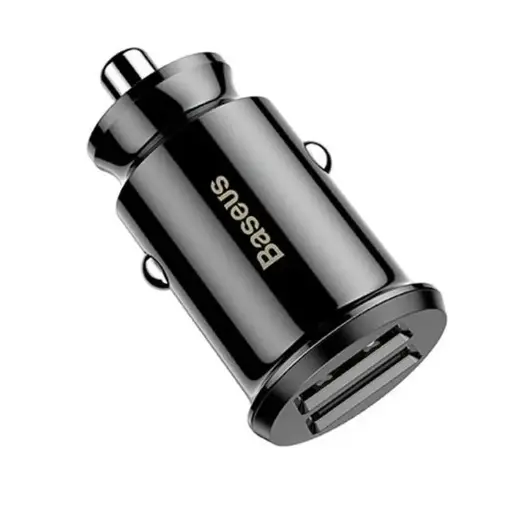 [6953156276512] Baseus Charger for Auto 2 Ports (2 USB) 15W Black CCALL-ML01