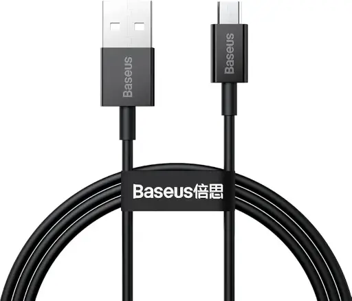 [6953156208483] Baseus Data Cable Micro-USB  (2m) 2.0A Superior Series Black CAMYS-A01