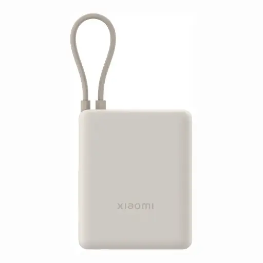 [6941812743669] Xiaomi Power Bank 10000mAh 33W Con Cavo Type-C Beige BHR9333GL