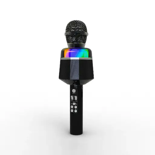 [8716309132558] Gembird Microfono Da Karaoke Wireless Black MICBT-01-BK