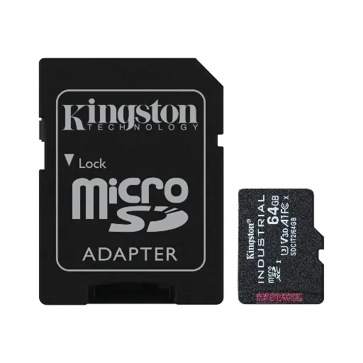 [0740617321043] Kingston Micro SD 64GB Industrial SDCIT2/64GB