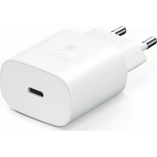 [8809580801272] Samsung Charger USB-C 25W fast charge white EP-TA800N bulk GP-PTU021SOAWQ