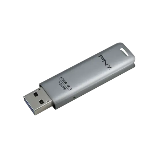 [3536403372323] PNY Pen Drive 128GB 3.1 Elite Steel FD128ESTEEL31G-EF