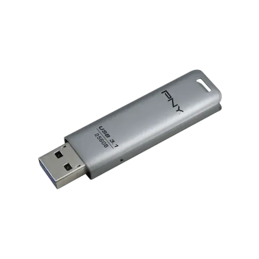[3536403372330] PNY Pen Drive 256GB 3.1 Elite Steel FD256ESTEEL31G-EF