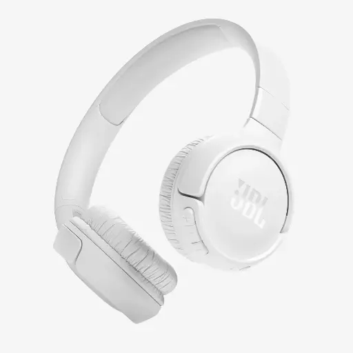 [1200130006999] JBL Cuffie Wireless Tune T525BT con Microfono White JBLT525BTWHT