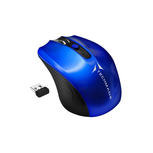 [8099990140096] Techmade Mouse wireless blue TM-XJ30-BL