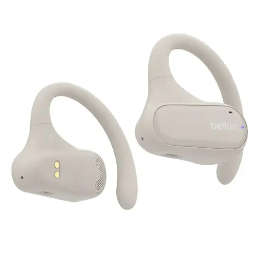 [745883889075] Belkin Earphones Bluetooth SoundForm Clearfit Sand AUC013CTSA