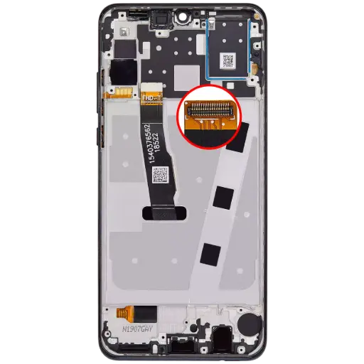 [17429] Huawei Display LCD Huawei P30 Lite Con Frame Black Rigenerato 