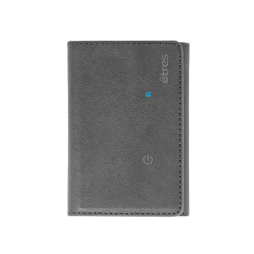 [8099990150279] Etres Smart Wallet Basic con Localizzatore GPS Find My Phone Grey ET-TK004